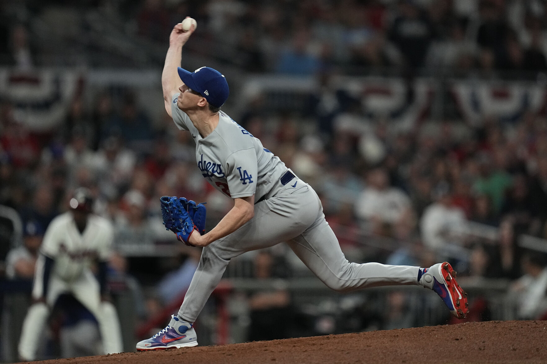 NLCS Dodgers Braves Baseball